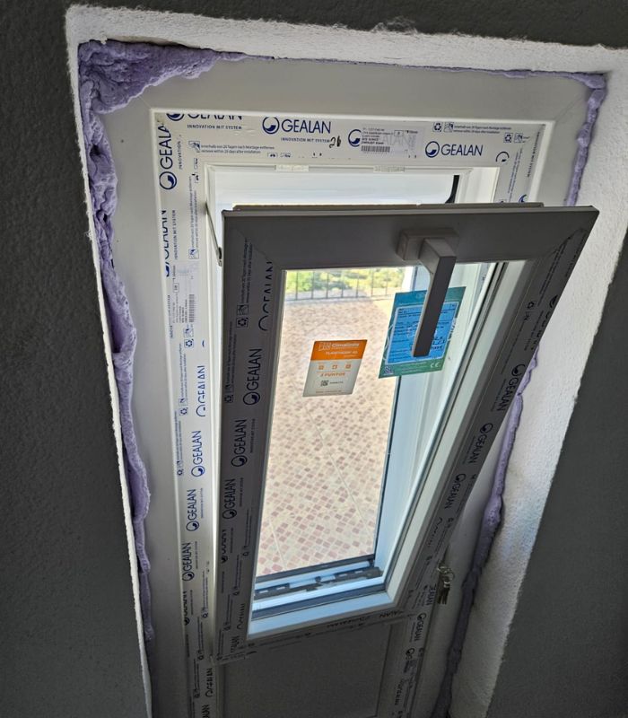 Cambio de puerta con ventilación