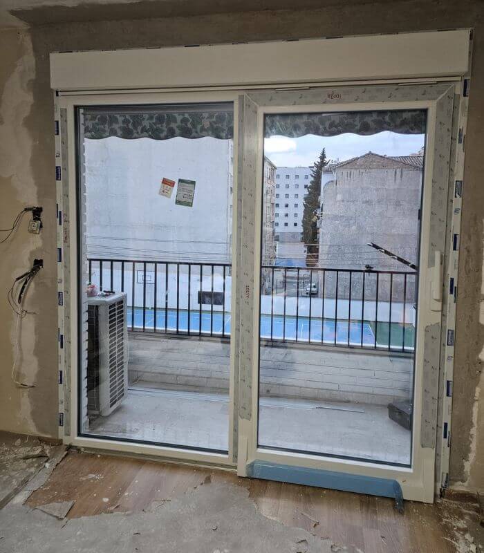Cambio de ventana con obra